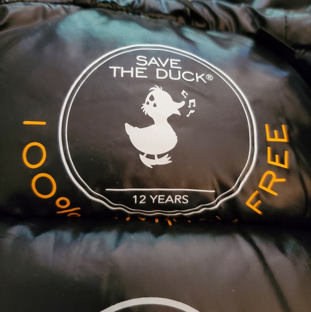 SAVE THE DUCK Black Puffer Jacket for Kids - Picture 15 of 17